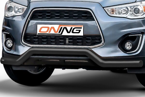 Frontbügel für Mitsubishi ASX 2013-2017 SCHWARZ 70mm breit Frontschutzbügel Gutachten