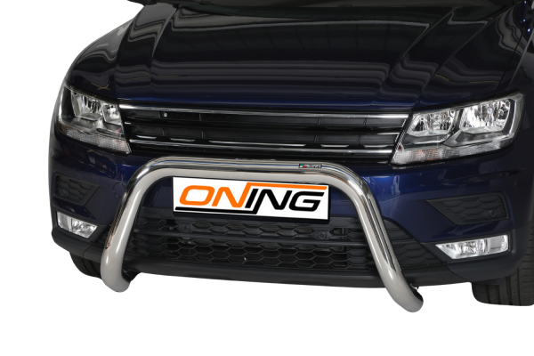 Frontbügel Edelstahl für VW Tiguan AD1 Bj.2016- Ø76mm mit Gutachten Frontschutzbügel