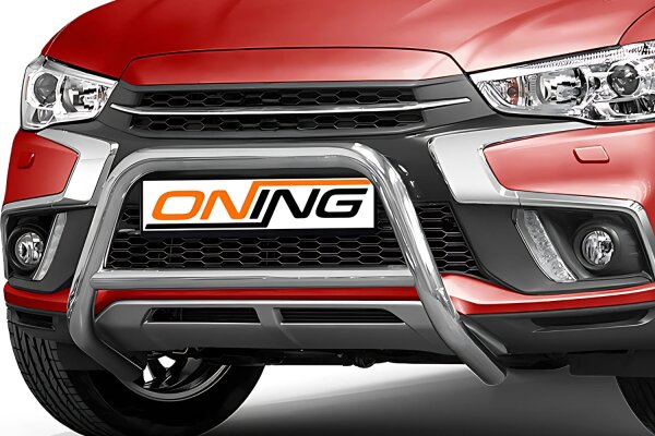 Frontbügel mit Querstreben für Mitsubishi ASX 2017-2019 60mm Frontschutzbügel Gutachten