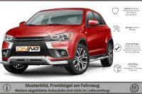 Frontbügel für Mitsubishi ASX 2017-2019 70mm breit Frontschutzbügel Bullbal Gutachten