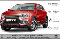 Frontbügel mit Unterbodenschutz für Mitsubishi ASX 2017-2019 SCHWARZ 60mm Gutachten