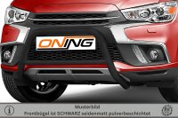Frontbügel mit Querstreben für Mitsubishi ASX 2017-2019 SCHWARZ 60mm Edelstahl Gutachten