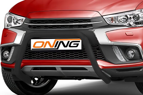 Frontbügel für Mitsubishi ASX 2017-2019 SCHWARZ 60mm Frontschutzbügel Gutachten