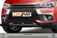 Frontbügel für Mitsubishi ASX 2017-2019 SCHWARZ 70mm breit Frontschutzbügel