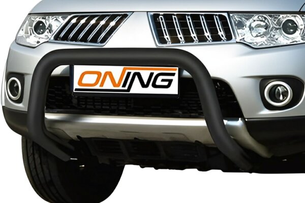 Frontbügel für Mitsubishi L200 2009-2015 SCHWARZ 70mm Frontschutzbügel
