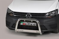 Frontbügel Edelstahl für VW Caddy 2015-2020 63mm mit Gutachten Frontschutzbügel