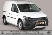 Frontbügel Edelstahl für VW Caddy 2015-2020 63mm mit Gutachten Frontschutzbügel