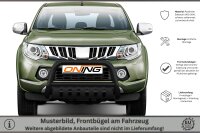 Frontbügel Unterfahrschutz für Mitsubishi L200 KJOT 2015-2019 SCHWARZ 70mm