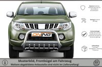 Frontbügel mit Unterbodenschutz für Mitsubishi L200 KJOT 2015-2019 70mm Gutachten