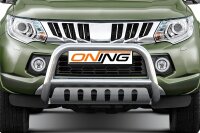 Frontbügel mit Unterfahrschutz für Mitsubishi L200 KJOT 2015-2019 70mm Gutachten