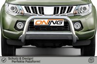 Frontbügel mit Querstreben für Mitsubishi L200 KJOT 2015-2019 70mm Gutachten
