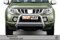Frontbügel mit Querstreben für Mitsubishi L200 KJOT 2015-2019 70mm Gutachten