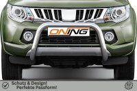 Frontbügel für Mitsubishi L200 KJOT 2015-2019 70mm Frontschutzbügel Gutachten