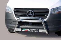 Frontbügel Edelstahl für Mercedes Sprinter W907 W910 Bj.2018- Ø63mm mit Gutachten Frontschutzbügel