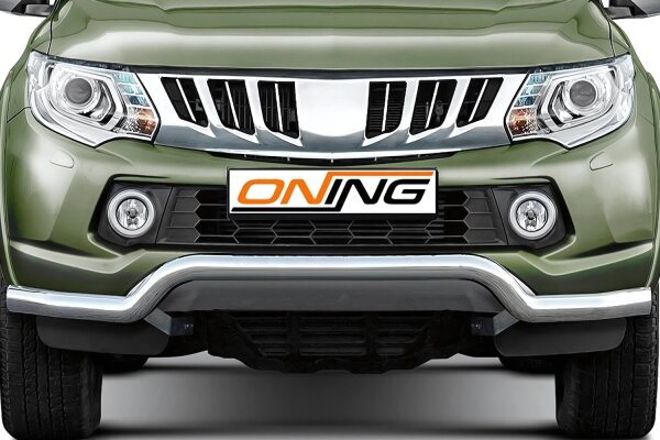 Frontbügel für Mitsubishi L200 KJOT 2015-2019 70mm breit Frontschutzbügel Gutachten