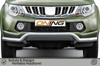 Frontbügel für Mitsubishi L200 KJOT 2015-2019 70mm breit Frontschutzbügel Gutachten