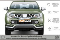Frontbügel für Mitsubishi L200 KJOT 2015-2019 70mm breit Frontschutzbügel Gutachten