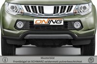 Frontbügel für Mitsubishi L200 KJOT 2015-2019 SCHWARZ 70mm breit Edelstahl Gutachten