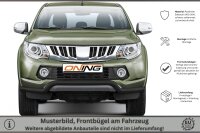 Frontbügel für Mitsubishi L200 KJOT 2015-2019 SCHWARZ 70mm breit Edelstahl Gutachten