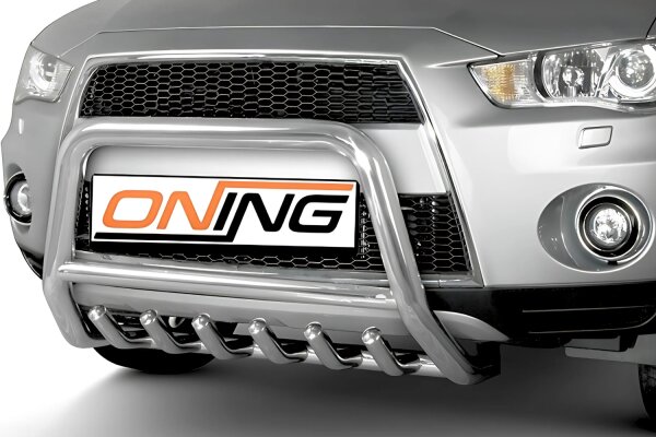 Frontbügel mit Unterbodenschutz für Mitsubishi Outlander II 2010-2012 60mm Gutachten