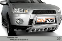Frontbügel mit Unterbodenschutz für Mitsubishi Outlander II 2010-2012 60mm Gutachten