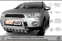 Frontbügel mit Unterbodenschutz für Mitsubishi Outlander II 2010-2012 60mm Gutachten