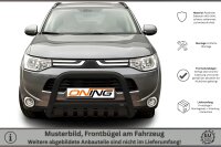 Frontbügel mit Unterfahrschutz für Mitsubishi Outlander III 2012-2015 SCHWARZ 70mm