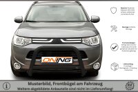 Frontbügel mit Querstreben für Mitsubishi Outlander III 2012-2015 SCHWARZ 70mm Gutachten
