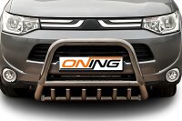 Frontbügel mit Unterbodenschutz für Mitsubishi Outlander III 2012-2015 70mm Gutachten