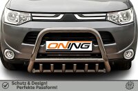 Frontbügel mit Unterbodenschutz für Mitsubishi Outlander III 2012-2015 70mm Gutachten