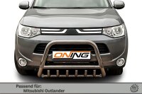 Frontbügel mit Unterbodenschutz für Mitsubishi Outlander III 2012-2015 70mm Gutachten