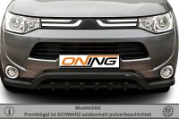 Frontbügel Unterbodenschutz für Mitsubishi Outlander III 2012-2015 SCHWARZ 70mm breit