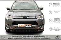 Frontbügel Unterbodenschutz für Mitsubishi Outlander III 2012-2015 SCHWARZ 70mm breit