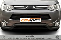 Frontbügel für Mitsubishi Outlander III 2012-2015 SCHWARZ 70mm breit Edelstahl Gutachten