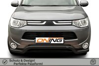 Frontbügel für Mitsubishi Outlander III 2012-2015 SCHWARZ 70mm breit Edelstahl Gutachten