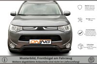 Frontbügel für Mitsubishi Outlander III 2012-2015 SCHWARZ 70mm breit Edelstahl Gutachten