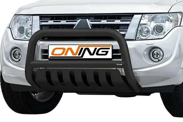 Frontbügel Unterfahrschutz für Mitsubishi Pajero V80 2007-2015 SCHWARZ 70mm