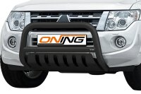 Frontbügel Unterfahrschutz für Mitsubishi Pajero V80 2007-2015 SCHWARZ 70mm