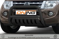 Frontbügel Unterfahrschutz für Mitsubishi Pajero V80 2007-2015 SCHWARZ 70mm
