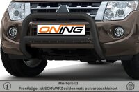 Frontbügel mit Querstreben für Mitsubishi Pajero V80 2007-2014 SCHWARZ 70mm