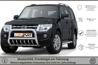 Frontbügel mit Unterbodenschutz für Mitsubishi Pajero V80 2007-2015 70mm Gutachten