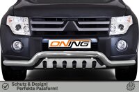 Frontbügel Unterfahrschutz für Mitsubishi Pajero V80 2007-2014 70mm breit