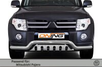 Frontbügel Unterfahrschutz für Mitsubishi Pajero V80 2007-2014 70mm breit