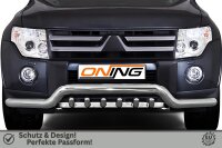 Frontbügel Unterbodenschutz für Mitsubishi Pajero V80 2007-2014 70mm breit