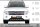 Frontbügel Unterbodenschutz für Mitsubishi Pajero V80 2007-2014 SCHWARZ breit