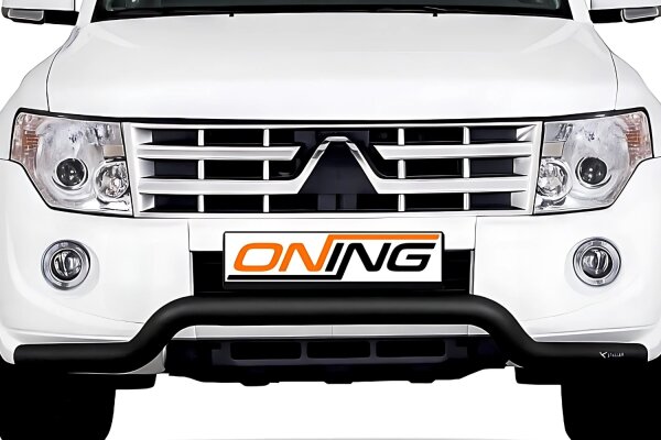 Frontbügel für Mitsubishi Pajero V80 2007-2014 SCHWARZ 70mm breit Gutachten