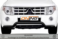 Frontbügel für Mitsubishi Pajero V80 2007-2014 SCHWARZ 70mm breit Gutachten