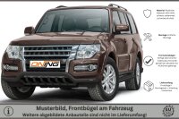 Frontbügel Unterbodenschutz für Mitsubishi Pajero V80 2015- SCHWARZ breit