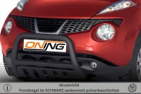 Frontbügel mit Unterfahrschutz für Nissan Juke 2010-2014 SCHWARZ 60mm Gutachten