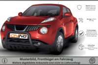 Frontbügel mit Unterfahrschutz für Nissan Juke 2010-2014 SCHWARZ 60mm Gutachten